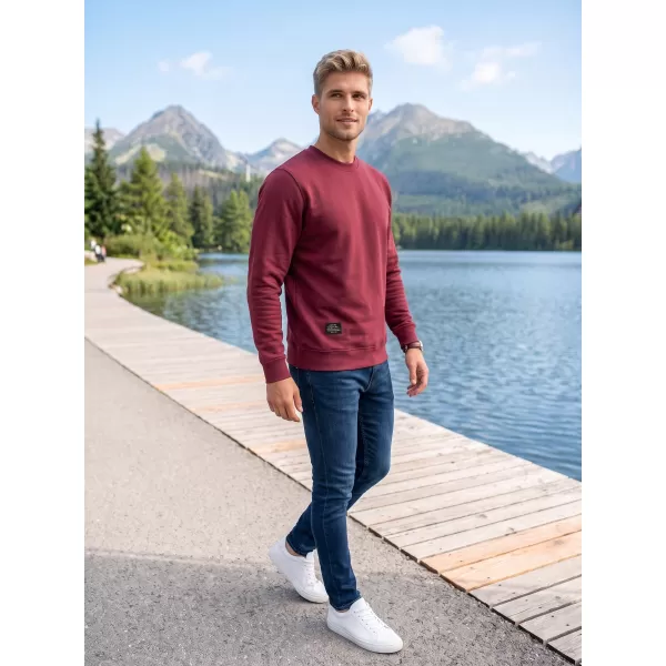  Férfi pulóver ALTISPORT NP/ALMST43001 BURGUNDIA 