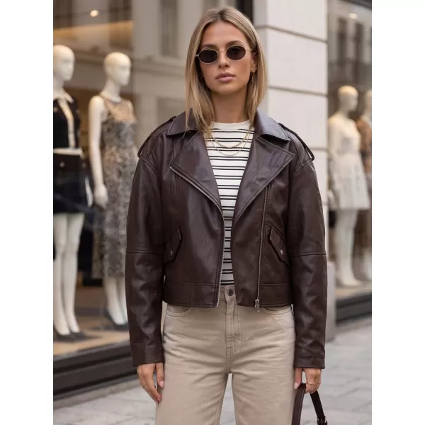  Női kabát DSTREET TY5920 BARNA 