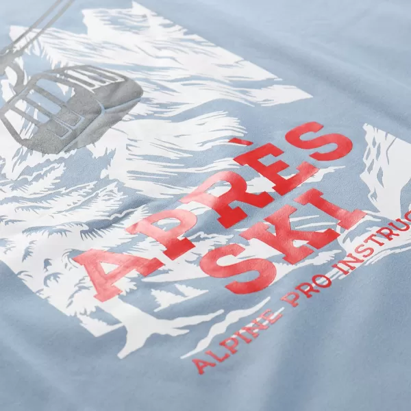  Gyorsan száradó férfi póló ALPINE PRO STANS ASHLEY BLUE VARIÁNS PE 