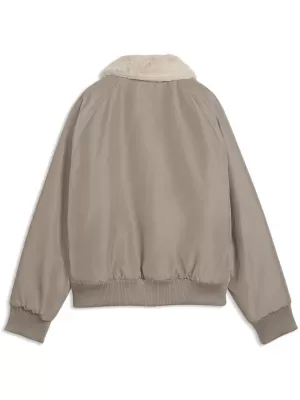 Női kabát PUMA REVERSIBLE BLOUSON HIGH LOFT LINING JACK 69456681 EGÉR SZÜRKE