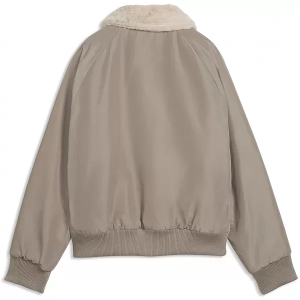  Női kabát PUMA REVERSIBLE BLOUSON HIGH LOFT LINING JACK 69456681 EGÉR SZÜRKE 