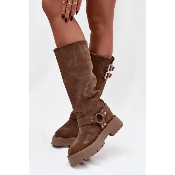  Női csizma BIG STAR SHOES OO274A182 BÉZS 