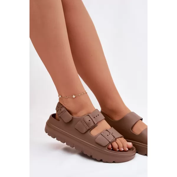  Női szandál BIG STAR SHOES TT274A035 BARNA/BÉZS 
