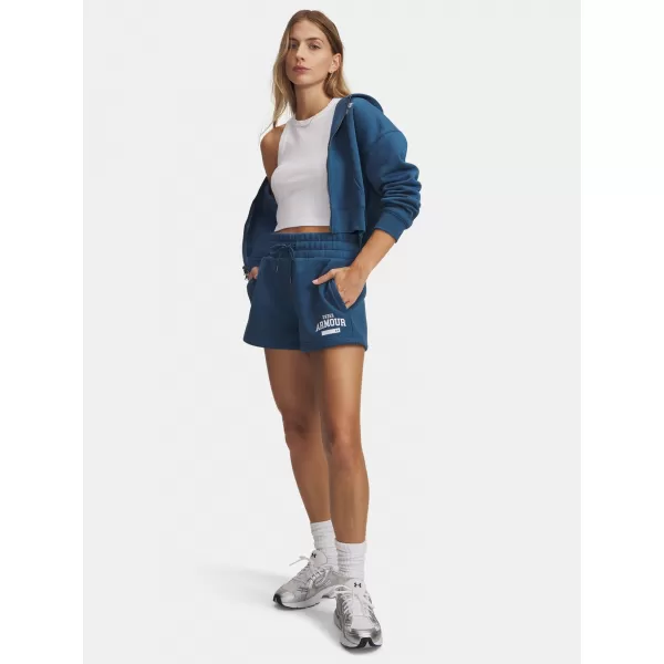  Női rövidnadrág UNDER ARMOUR ICON FLC NOV SHORT 6010982-498 KÉK 