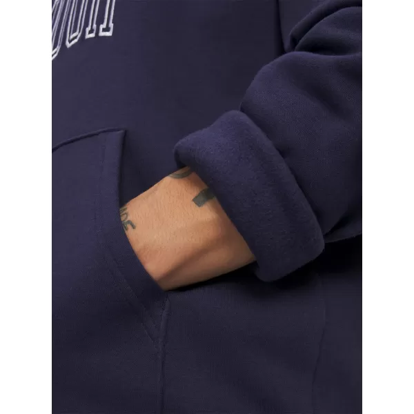  Férfi pulóver UNDER ARMOUR RIVAL FLEECE NOV HOODIE 6009353-410 KÉK 