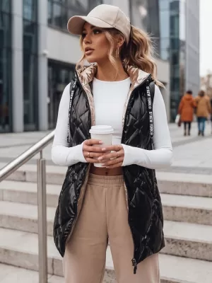 Női mellény DSTREET TY5904 FEKETE