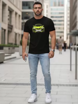 Férfi póló DSTREET NX5015R-BK FEKETE