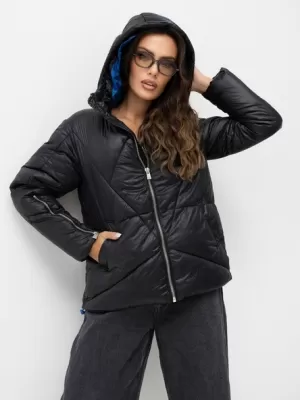 Női kabát SUBLEVEL D50048X44517A2 FEKETE