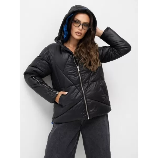  Női kabát SUBLEVEL D50048X44517A2 FEKETE 