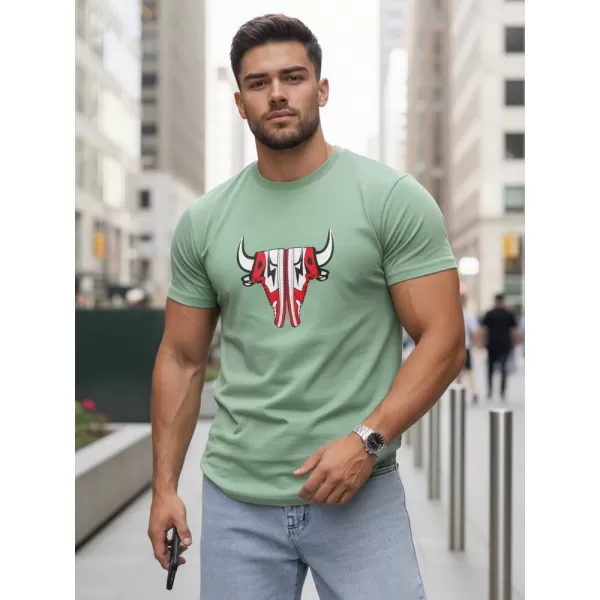  Férfi póló DSTREET RX4930 VILÁGOSZÖLD 