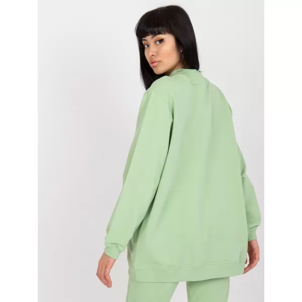  Női pulóver BASIC FEEL GOOD AP-BL-A-R001 PISZTÁCIA 