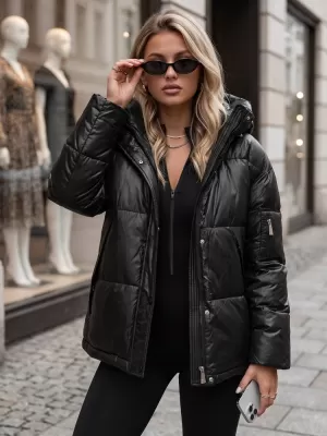 Női kabát DSTREET TY5966 FEKETE