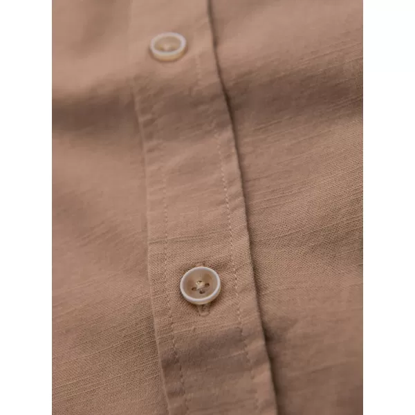  Férfi ing OMBRE N-OM-SHCS-0134 VILÁGOSBARNA 