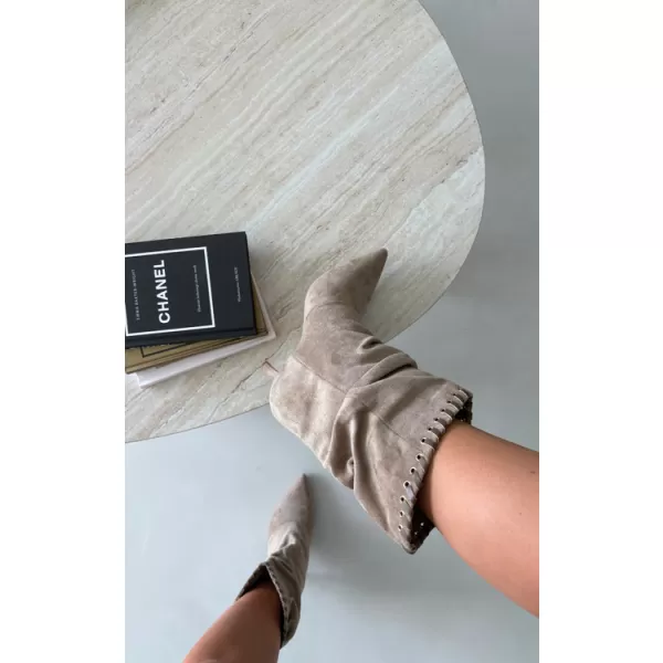  Női csizma BOTO 2568A KHAKI 