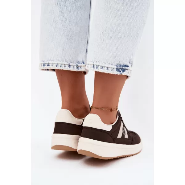  Női tornacipő BIG STAR SHOES UU274024 BARNA/BÉZS 