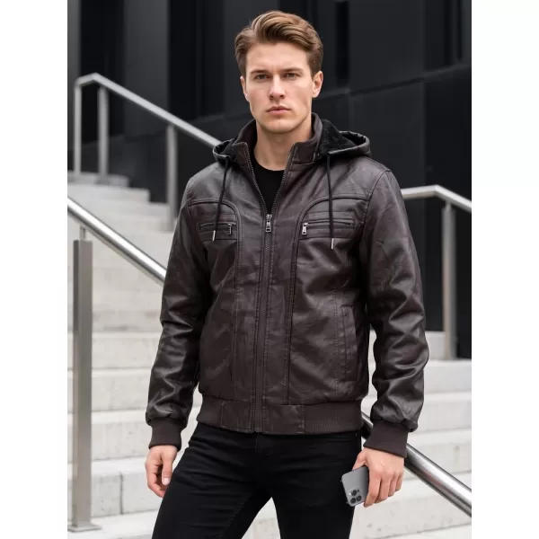  Férfi dzseki DSTREET TX5137 BARNA 