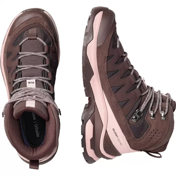  Női cipők SALOMON QUEST ECHO GORE TEX L47968500 FEKETE KÁVÉ/ÁRNYÉKSZÜRKE/FEKETE 