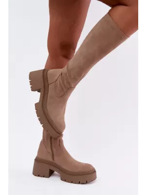 Női csizma BOTO 9671A-1 KHAKI