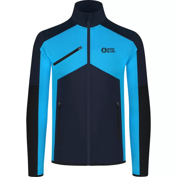  Férfi powerfleece pulóver NORDBLANC CUSP NBSFM8334 KÉK 