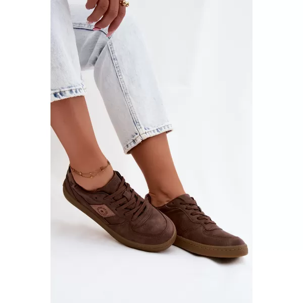  Női tornacipő BIG STAR SHOES UU274017 BARNA/BÉZS 