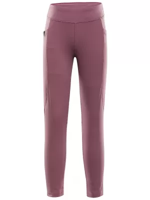 Gyermek leggings ALPINE PRO GEMSO SZŐLŐNEKTÁR