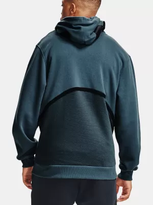 Férfi pulóver UNDER ARMOUR RIVAL FLEECE AMP FZ HD 1357113-467 KÉK
