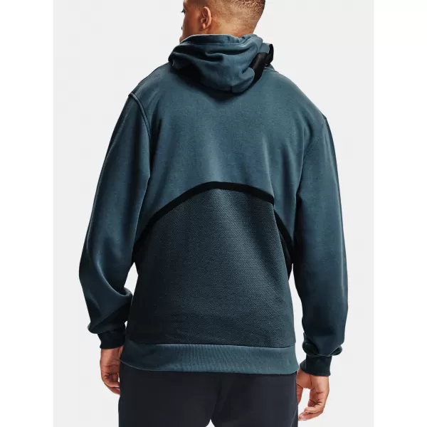  Férfi pulóver UNDER ARMOUR RIVAL FLEECE AMP FZ HD 1357113-467 KÉK 
