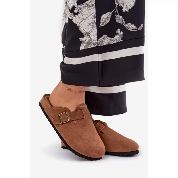  Női papucs BIG STAR SHOES RR274A387 BARNA/BÉZS 