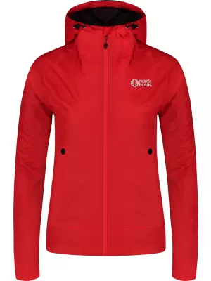 Női vízálló kabát NORDBLANC ELDER NBSJL8318 PIROS