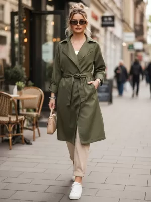 Női kabát DSTREET TY5674 ZÖLD