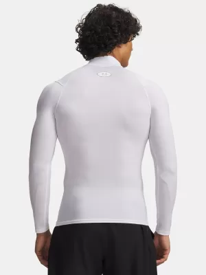 Férfi póló UNDER ARMOUR UA HG ELITE COMP MOCK LS 6015385-100 FEHÉR