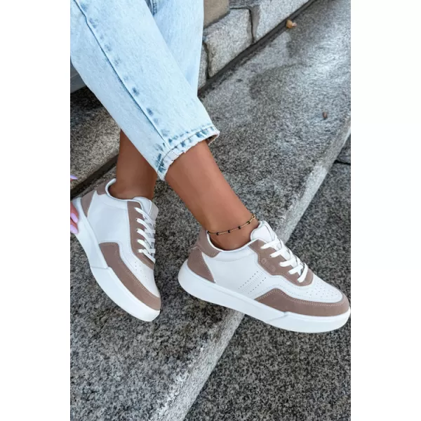  Női tornacipő BIG STAR SHOES UU274275 FEHÉR/BÉZS 