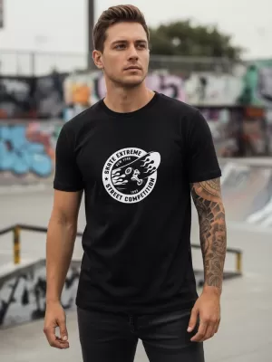 Férfi póló DSTREET NX077R FEKETE