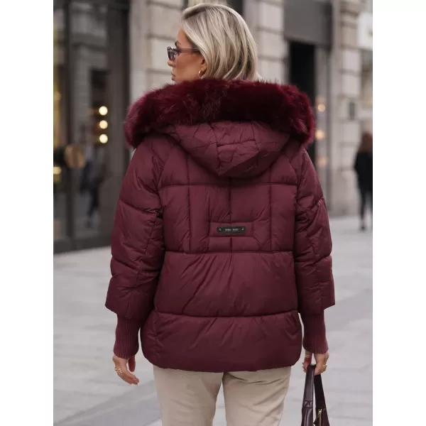  Női kabát DSTREET TY5742 BURGUNDIA 