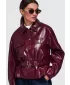 Női kabát OMBRE OW-JAFL-0141 BURGUNDIA