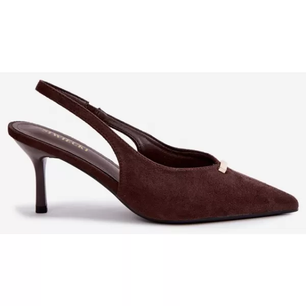  Női pumpák BOTO T681P BROWN 
