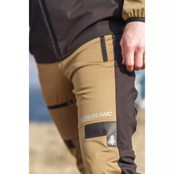  Férfi vízálló multisport nadrág NORDBLANC RIDGEWALK NBSPM8325 BARNA 