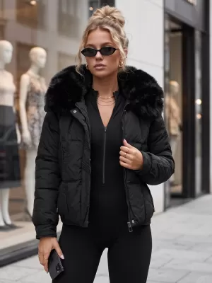 Női kabát DSTREET TY6037 FEKETE