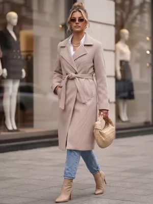 Női kabát DSTREET NY0805 BÉZS
