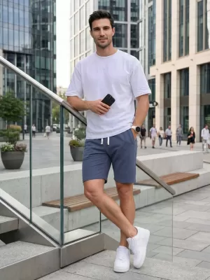 Férfi rövidnadrág DSTREET SX2623 KÉK