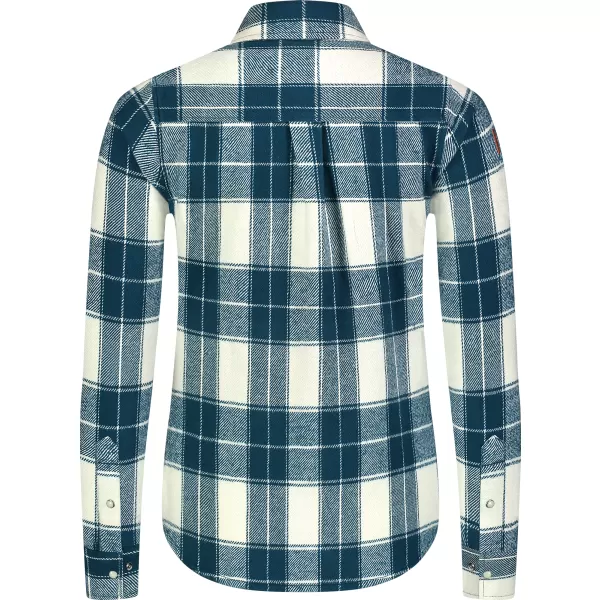  Női flanel ing NORDBLANC WILLOW NBSSL8371 SÖTÉTKÉK 