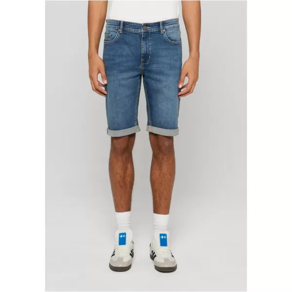  Férfi rövidnadrág URBAN CLASSICS TB8457 KÖZÉP MÉLYKÉK MOSOTT 