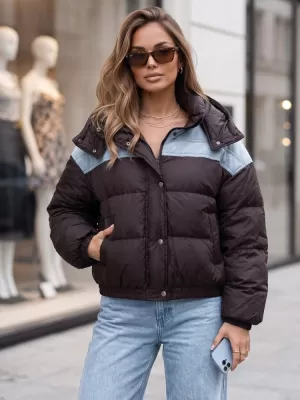 Női kabát DSTREET TY6088 BARNA