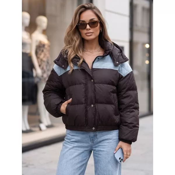  Női kabát DSTREET TY6088 BARNA 