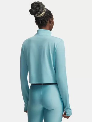 Női póló UNDER ARMOUR TECH BRANDED 1/2 ZIP 6009988-425 KÉK