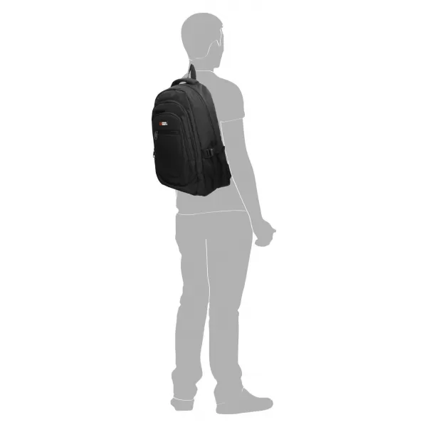  Hátizsák ENRICO BENETTI Hamburg Notebook Backpack 35,5 l Black FEKETE 