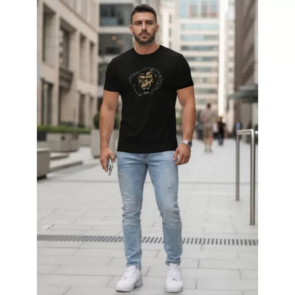  Férfi póló DSTREET NX5085R-BK FEKETE 