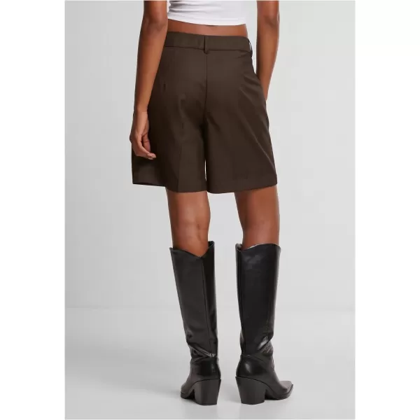  Női bermuda nadrág URBAN CLASSICS TB7196-00075 BARNA 