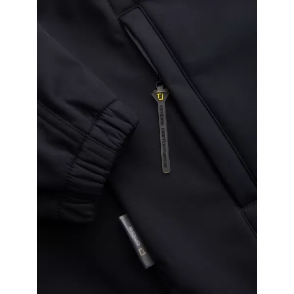  Férfi softshell kabát OMBRE OM-JANP-0292 FEKETE 