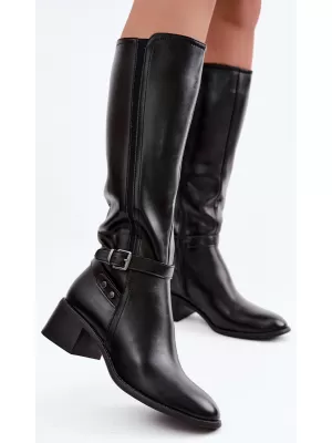 Női csizma SERGIO LEONE KZ-07 FEKETE